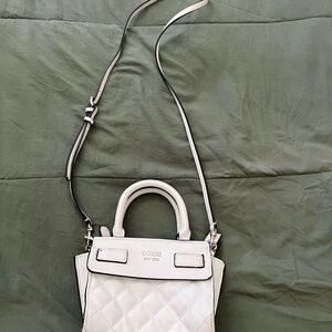 GUESS White Quilted Women's Bag